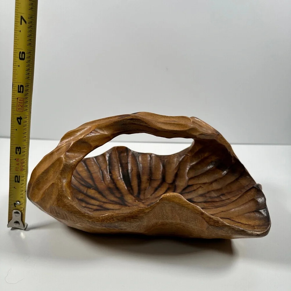 Handcrafted Wooden Art Bowl - Picture 9 of 9